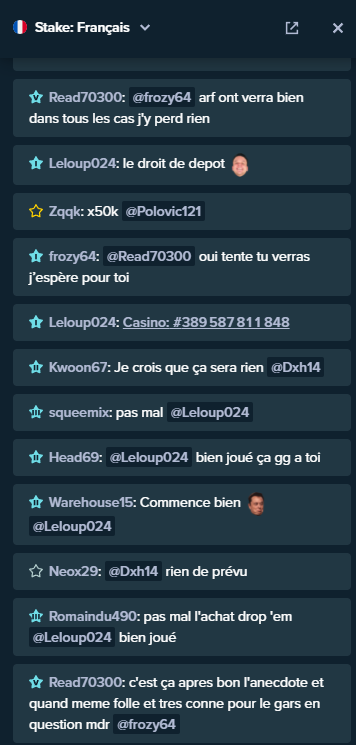Chat rain Stake