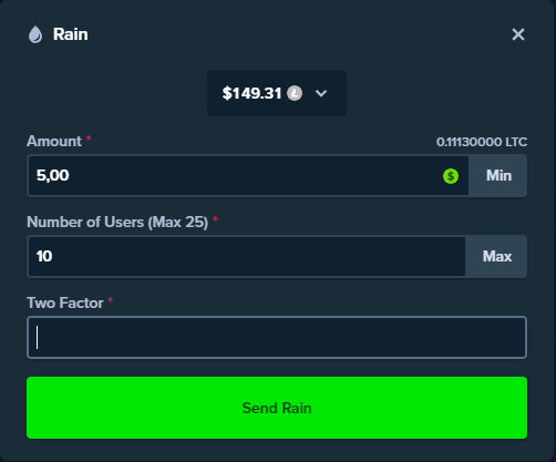 Rain Stake